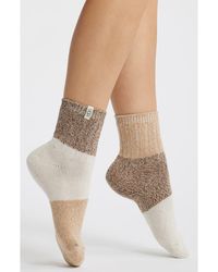 UGG - Jhene Mismatched Colorblock Quarter Socks - Lyst