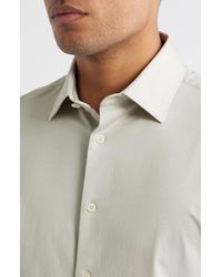 Bugatchi - Jimmy Ooohcotton Herringbone Button-Up Shirt - Lyst