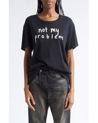 R13 - Not My Problem Boyfriend Graphic T-Shirt - Lyst