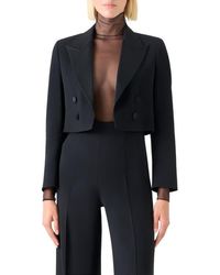 Akris - Short Wool Blend Jacket - Lyst