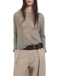 Mango - Luli Jersey Open Stitch Sweater - Lyst