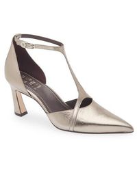 27 EDIT Naturalizer - Ezlyn T-Strap Pointed Toe Pump - Lyst