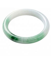 seree - Koi Mottled Round Jade Stone Bangle - Lyst