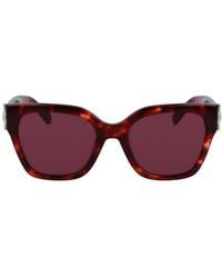 Longchamp - 55Mm Rectangular Sunglasses - Lyst