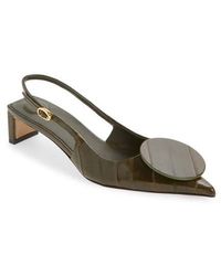Jacquemus - Les Duelo Mismatched Kitten Heel Slingback Pump - Lyst