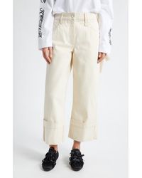Simone Rocha - Straight Leg Bow Loop Jeans - Lyst