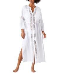 Tommy Bahama - Sunlace Long Sleeve Cover-up Dress - Lyst