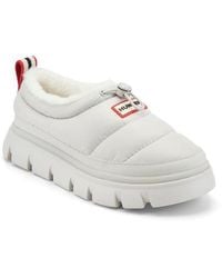 HUNTER - Madi Platform Puffer Slipper - Lyst
