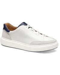 Johnston & Murphy - Anders Perforated Leather Sneaker - Lyst
