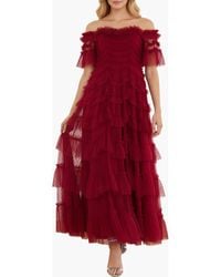 Needle & Thread - Aviana Off-Shoulder Gown - Lyst
