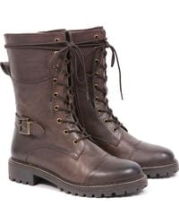 Celtic & Co. - Tall Ankle Lace Up Boot - Lyst