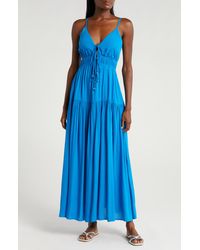 Elan - Tie Front Cover-up Maxi Dress - Lyst