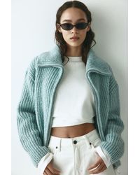 H&M - Zip-Through Cardigan - Lyst