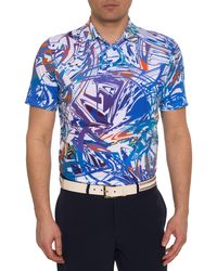 Robert Graham - Messina Laser Knit Polo Shirt - Lyst