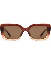 Fossil - 52Mm Gradient Rectangular Sunglasses - Lyst