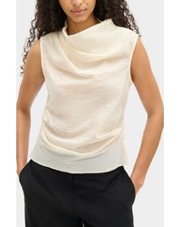 ALIGNE - Dana Cowl Neck Sleeveless Top - Lyst