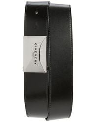 Givenchy - Reversible Metal Plaque Belt - Lyst