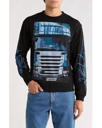 Pleasures - Semi Heavyweight Long Sleeve Graphic T-Shirt - Lyst