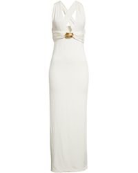 Tom Ford - Plunge Neck Stretch Sable Evening Gown - Lyst