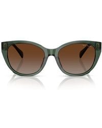 Ralph - 56Mm Square Gradient Polarized Sunglasses - Lyst