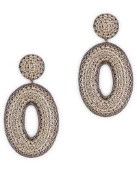 Deepa Gurnani - Odeya Crystal Drop Earrings - Lyst