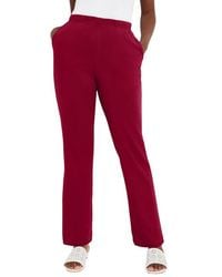 Jessica London - Soft Ease Straight Leg Pant - Lyst
