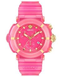 Versace - Real Active Chronograph Bracelet Watch, 45Mm - Lyst