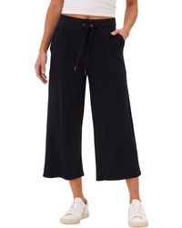 Threads For Thought - Carrie Feather Fleece Crop Wide Leg Sweatpants - Lyst