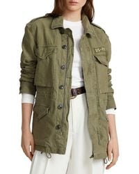 Polo Ralph Lauren - Cotton Twill Military Jacket - Lyst