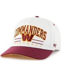 '47 - Burgundy Washington Commanders Roscoe Two-Toned Hitch Adjustable Hat - Lyst