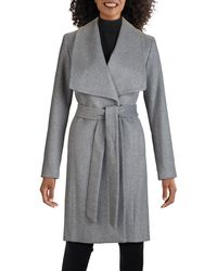 cole haan wrap coat ice blue