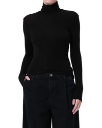 Agolde - Ribbed Turtleneck Top - Lyst