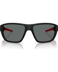 Scuderia Ferrari - 61Mm Polarized Rectangular Sunglasses - Lyst