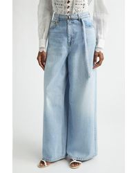 Zimmermann - Indra Belted Relaxed Flare Jeans - Lyst