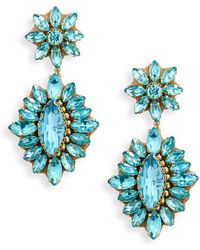 Deepa Gurnani - Alianah Crystal Drop Earrings - Lyst