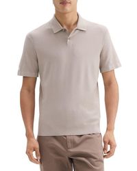 Theory - Goris Grid Light Performance Polo - Lyst