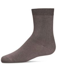 Memoi - Kid's Basic Soft Rayon Crew Socks - Lyst