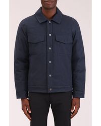 Bagatelle - Flannel Snap-Up Trucker Jacket - Lyst