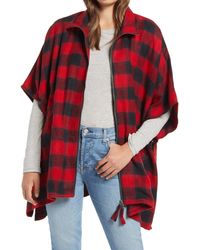 supreme plaid front zip sweater
