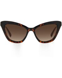 Kate Spade - Amelie 54mm Gradient Cat Eye Sunglasses - Lyst