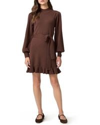 PAIGE - Julita Long Sleeve Wool Blend Sweater Dress - Lyst