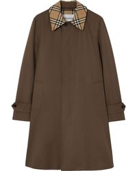 Burberry - Tottenham Cotton A-Line Coat - Lyst