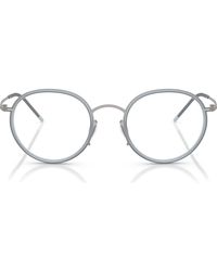 ARMANI EXCHANGE - 49Mm Small Round Optical Glasses - Lyst