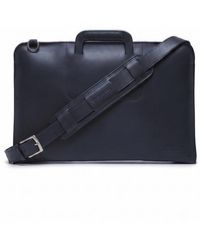 Korchmar - Jackson Zippered Leather Briefcase - Lyst