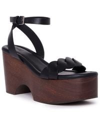 PAIGE - Romy Ankle Strap Platform Sandal - Lyst