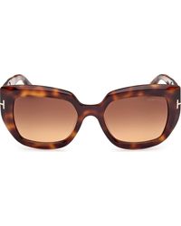 Tom Ford - Saltzman 53Mm Gradient Butterfly Sunglasses - Lyst