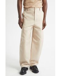 Givenchy - Couture Seam Cotton Twill Workwear Pants - Lyst