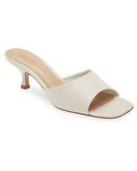 SCHUTZ SHOES - Dethalia Kitten Heel Slide Sandal - Lyst