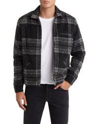 AllSaints - Phoenix Plaid Zip-up Shirt Jacket - Lyst