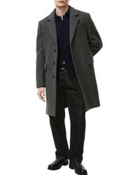 Burberry - Wool Tailored Coat - Lyst